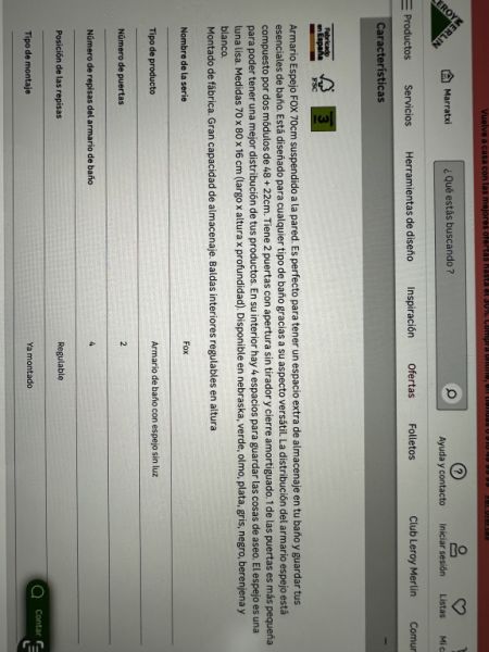 Armario de baño con espejo Armario de Baño blanco NUEVO