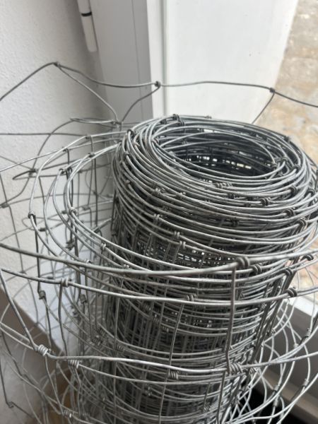 Stable Metal Fence for Livestock 25m Garden Fence 1 meter high