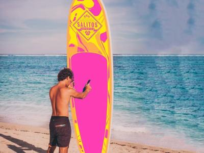 Tabla de Stand-Up Paddle rosa