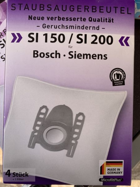 Vacuum cleaner bags for Bosch/Siemens