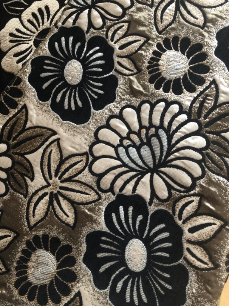 Fabric for bed throw