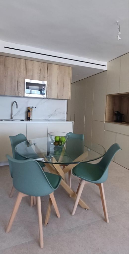 Studio mit Panoramablick auf das Meer in Cala Major