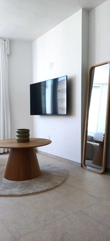 Studio mit Panoramablick auf das Meer in Cala Major