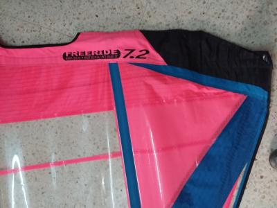 Freeride surf sail 7.2 for sale.