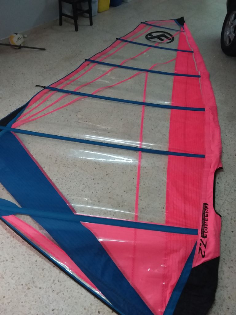 Freeride surf sail 7.2 for sale.