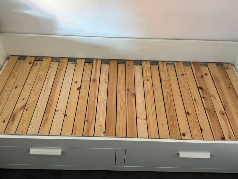 Daybed BRIMNES white, 80x200 cm extendable to 160x200 cm (lying surface)