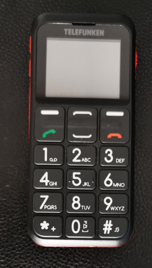 Telefunken mobile phone with large buttons
