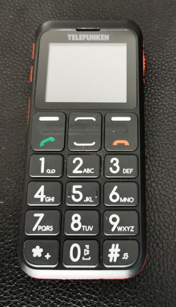Telefunken mobile phone with large buttons