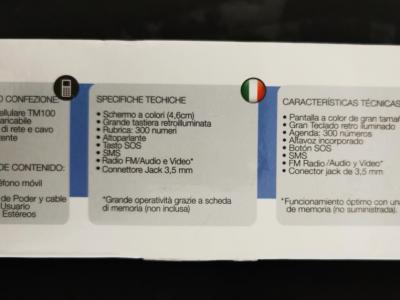 Telefunken mobile phone with large buttons