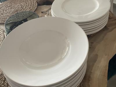 Platos blancos