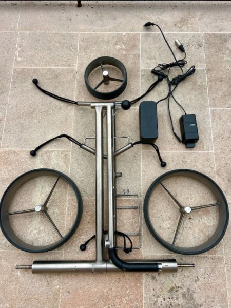 TiCad Liberty Titan Carro eléctrico – plegable, batería y bolsas de transporte