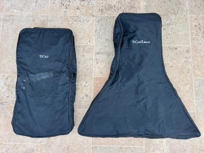 TiCad Liberty Titan Carro eléctrico – plegable, batería y bolsas de transporte