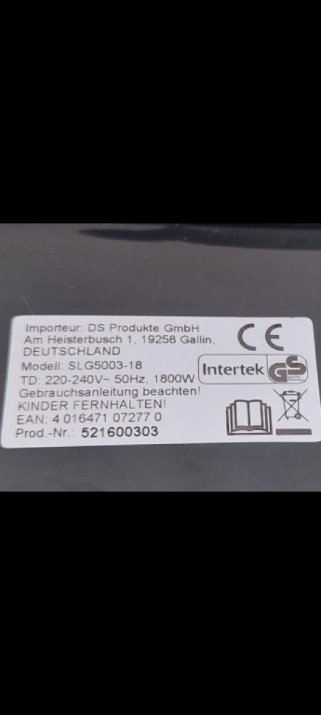 Table grill with ceramic plates Gourmetmaxx