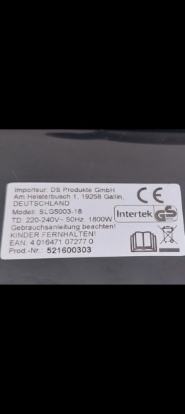 Table grill with ceramic plates Gourmetmaxx