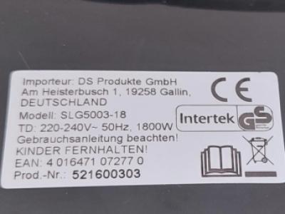 Table grill with ceramic plates Gourmetmaxx