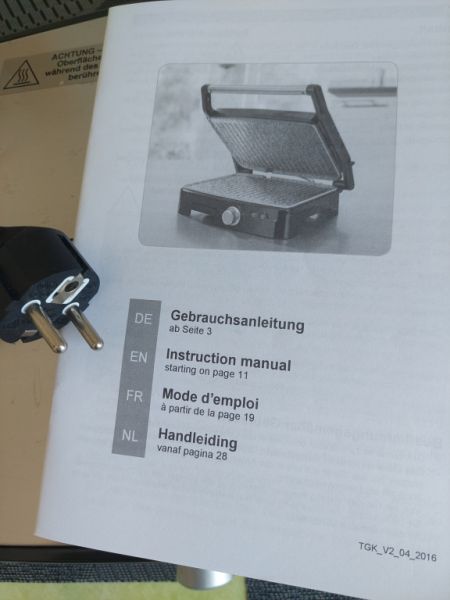 Table grill with ceramic plates Gourmetmaxx