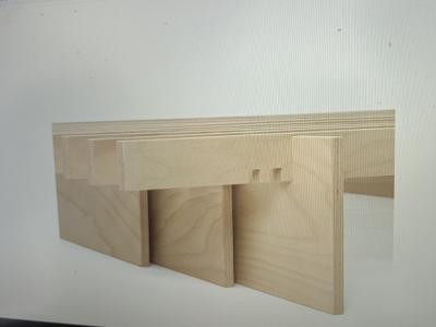 Tojo Innovations - solid beech bed frame.