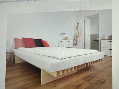 Tojo Innovations - solid beech bed frame.