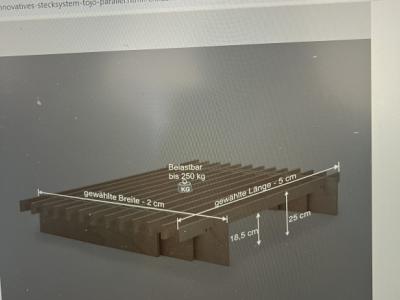 Tojo Innovations - solid beech bed frame.