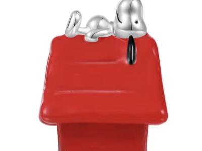 Great Peanuts Charms / Beads in 925 silver for a necklace or Pandora bracelet / Snoopy / Woodstock