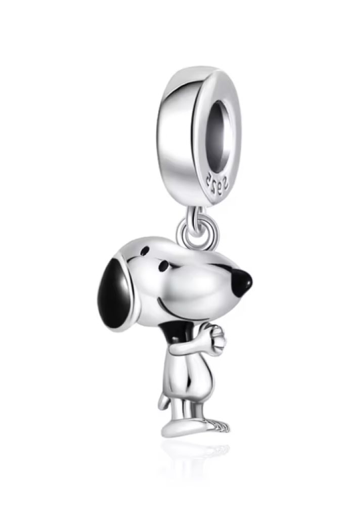Tolle Peanuts Charms / Beads aus 925 Silber für eine Kette oder Pandoraarmband / Snoopy / Woodstock
