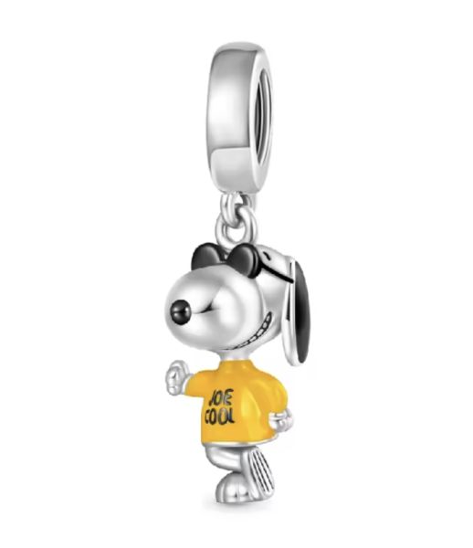 Tolle Peanuts Charms / Beads aus 925 Silber für eine Kette oder Pandoraarmband / Snoopy / Woodstock