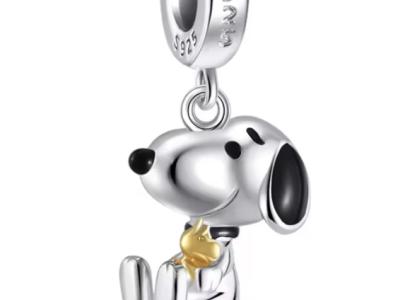 Tolle Peanuts Charms / Beads aus 925 Silber für eine Kette oder Pandoraarmband / Snoopy / Woodstock