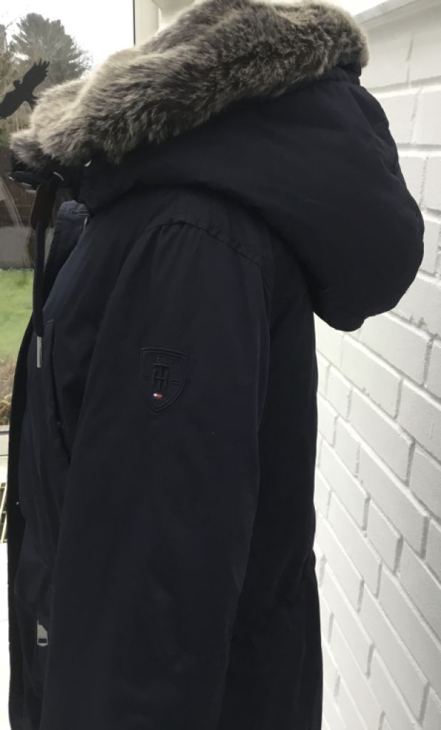 TOMMY HILFIGER chaqueta de invierno, talla S/M, azul oscuro NUEVA!