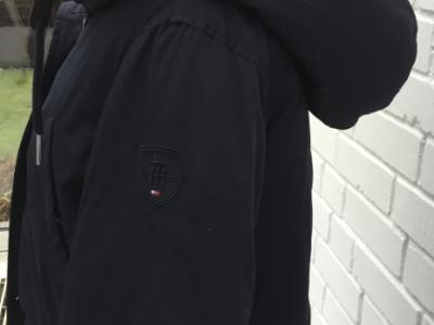 TOMMY HILFIGER chaqueta de invierno, talla S/M, azul oscuro NUEVA!