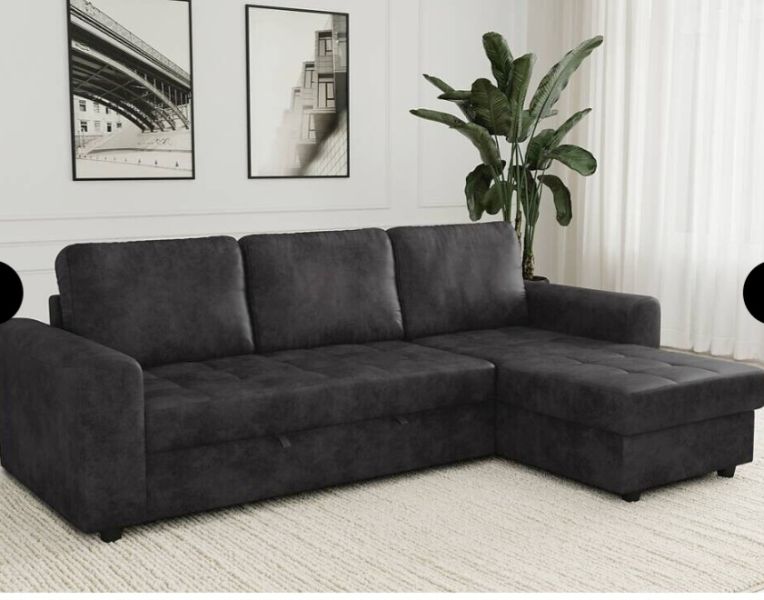 Topzustand Ecksofa Couch Schlafsofa Sofa Ottomane