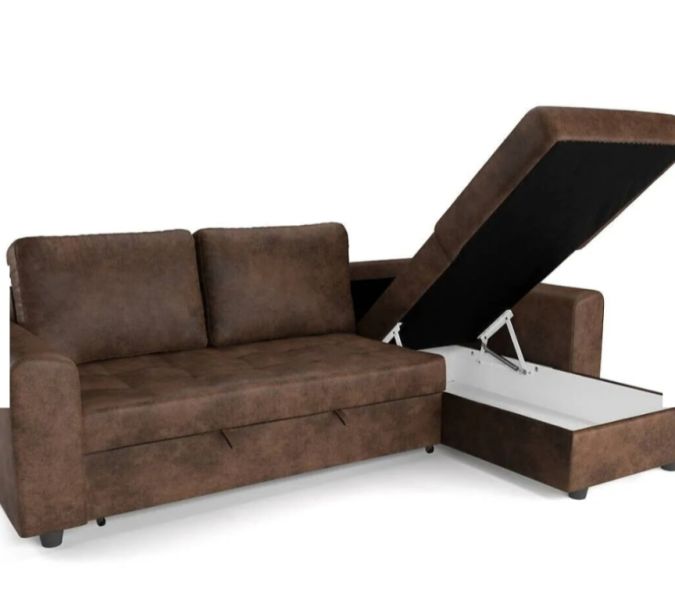 Topzustand Ecksofa Couch Schlafsofa Sofa Ottomane