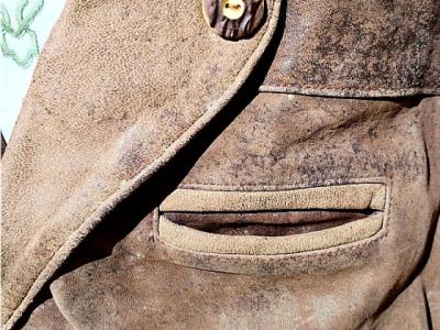 Trachtenmode Leder Weste von Birkhahn Mode & Tracht