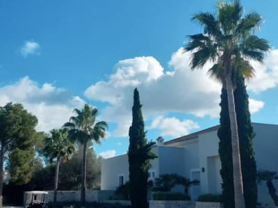 Traum Neubau Doppelhaus Hälfte mit Blick auf die Bucht von Palma in Sa Cabaneta unweit des Golfplatz