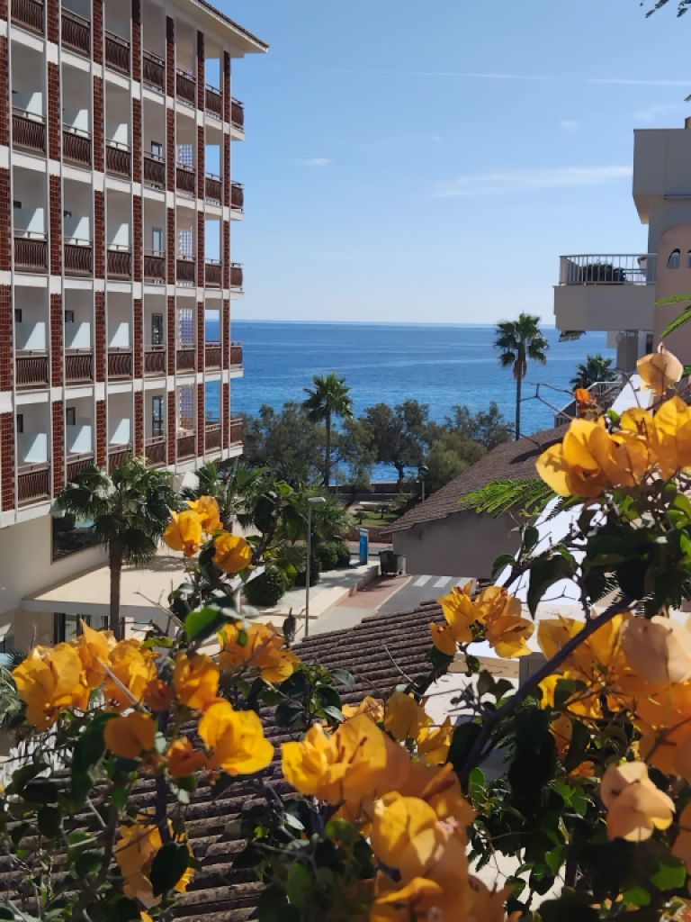 Traumhafte Penthousewohnung mit großer Dachterrasse ,Tiefgarage und seitlichem Meerblich in Cala Mil