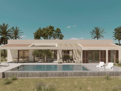 Hermoso terreno Rustico en Cas Concos con permiso de construcción