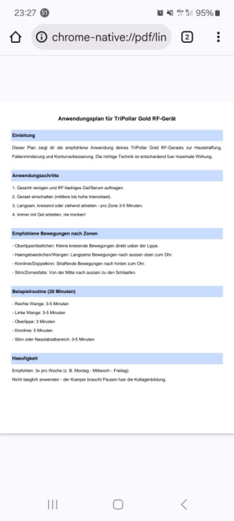 Tri Pollar Frequency Device / Wrinkles, goodbye...