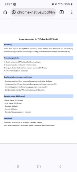 Tri Pollar Frequency Device / Wrinkles, goodbye...