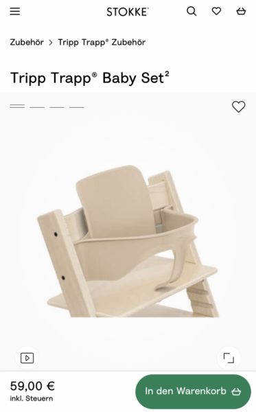 Tripp Trapp Baby Set 2