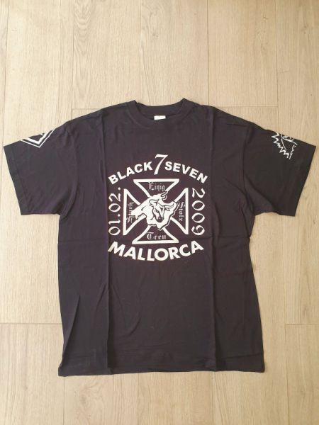 Tshirt BLACK 7 seven Mallorca / Size L !!! NEW  !!!