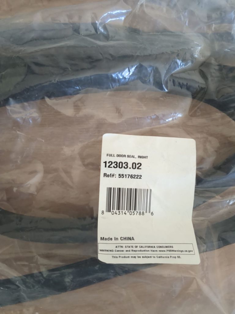 Door Rubber Seal Set Jeep CJ7