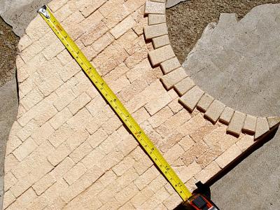 Tunnel portal with side wall, garden railway, G gauge, handcrafted