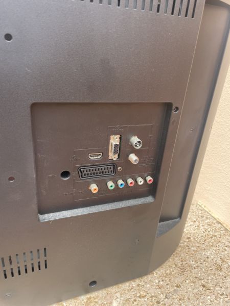 TV - Toshiba television with remote control