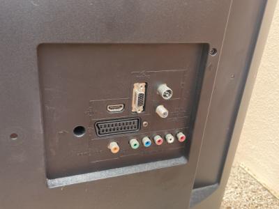 TV - Toshiba television with remote control