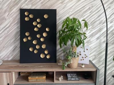 Unikat in schwarz/gold