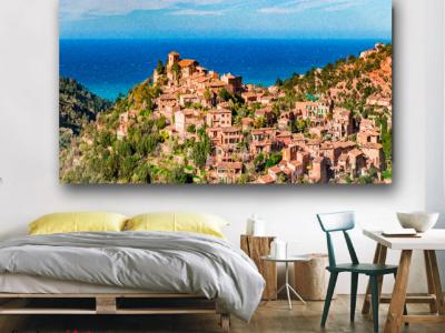 Valdemossa - Kunst auf Leinwand  170x100cm