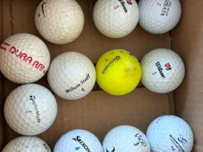 Selling 48 used golf balls