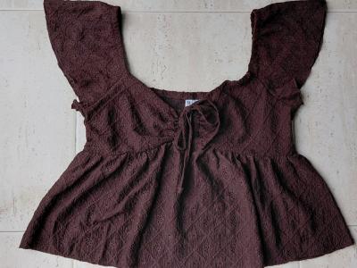 Verkaufe neue braune Bauernbluse, Größe M, H&M