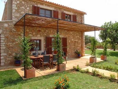 Vermietung rustikale Finca mit großem Pool, 2 Doppelzimmer, Cas Concos