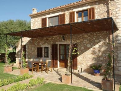 Vermietung rustikale Finca mit großem Pool, 2 Doppelzimmer, Cas Concos