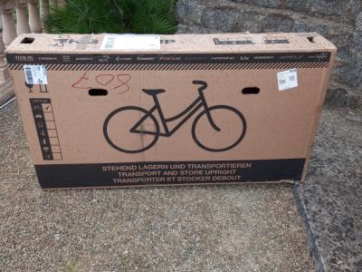 Verpackungskarton für Fahrrad